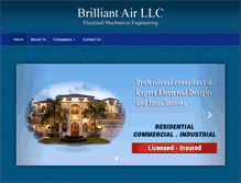 Tablet Screenshot of brilliantair.com